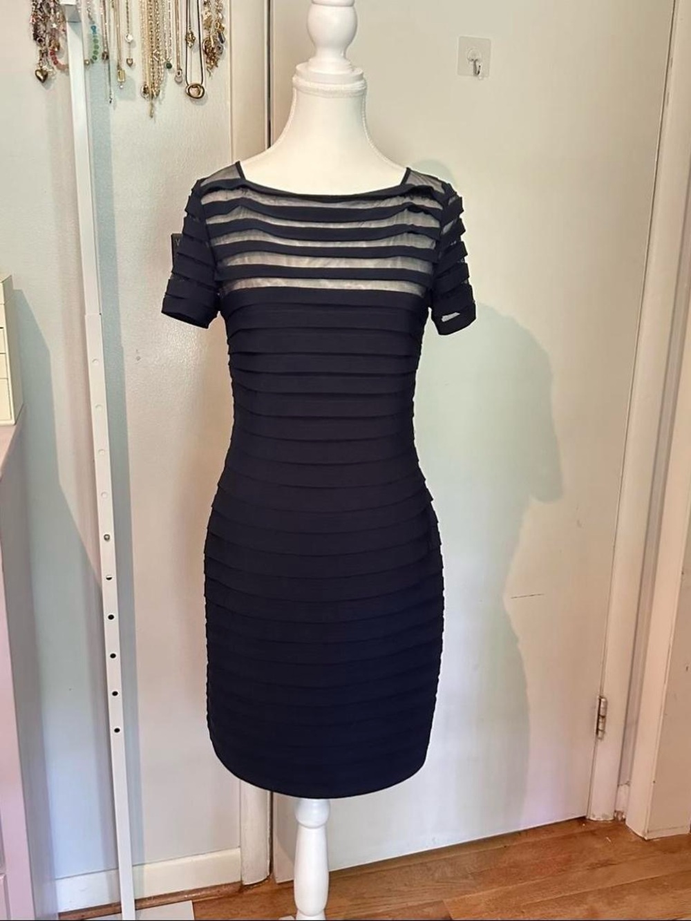 Navy blue Adrianna Papell dress